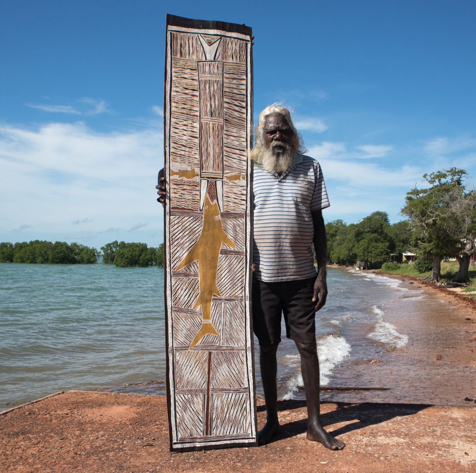 Wilson Manydjarri Ganambarr In MAḎAYIN: Eight Decades Of Aboriginal ...