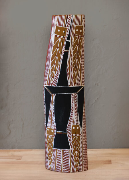MICHAEL  MUNGULA <br><I>Manburi, Birrinymal ga Burala (Sacred Bones, Catfish and Diving Bird) - Gupapuyŋu</I>