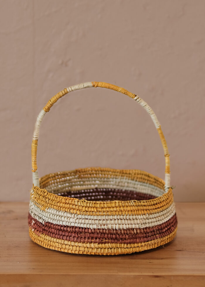 ELIZABETH  RUKARRIWUY GARRAWURRA <br><I>Gunga bathi (pandanus basket)</I>