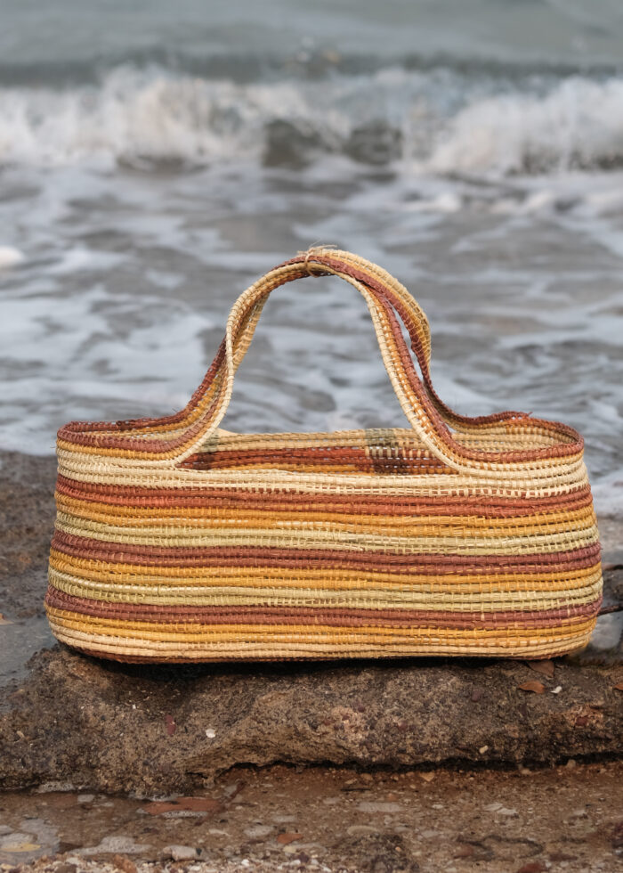 ROSLYN  MARKAPUY <br><I>Gunga bathi (pandanus basket)</I>