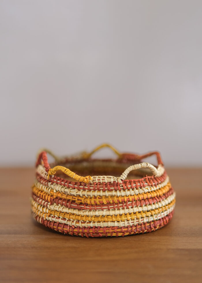 ELIZABETH  RUKARRIWUY GARRAWURRA <br><I>Gunga bathi (pandanus basket)</I>