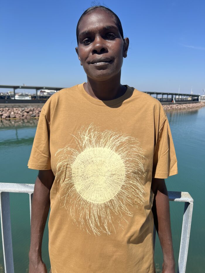 We Weave Tee ~ Susan Balbunga & Ruth Nalmakarra