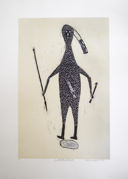 Matthew Djipurrtjun <br><I>Warrabunbun Dhäwu Print B</I>
