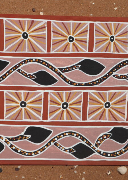 David Mabubu <br><I>(Mäḻarra Miny'tji Mäḻarra Clan Design)</I>