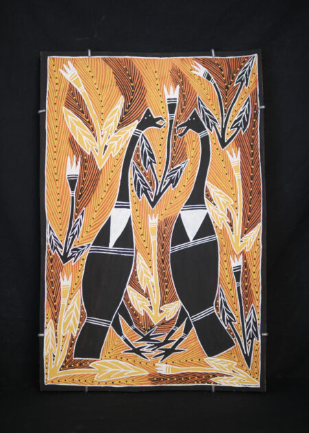 MATTHEW DJIPURRTJUN<br>Gurrumaṯtji at Ŋaliyindi<I>(Magpie Geese at Ŋaliyindi Homeland)</I>