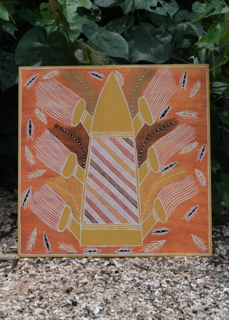 MATTHEW DJIPURRTJUN<br>Wurrdjara<I>(Gamalaŋga Livistona Palm)</I>