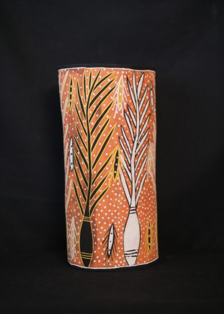 MATTHEW DJIPURRTJUN<br>Riny'tjaŋu ga Dhapalany<I>SCULPTURE(Yam and Caterpillar)</I>