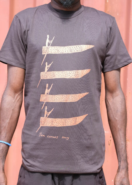 Ten Canoes Story Tshirt Matthew Djipurrtjun