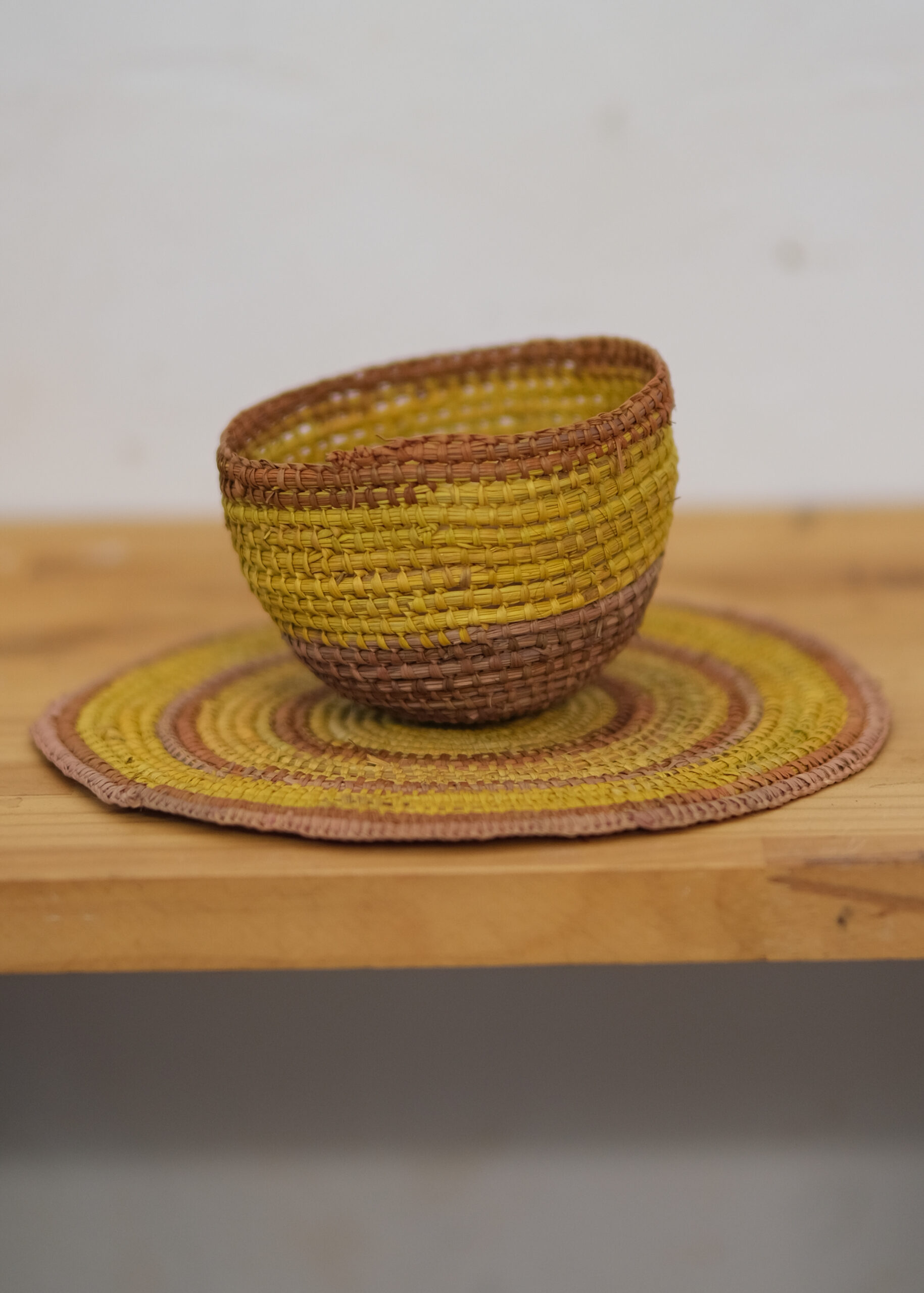 Kerry Malaray<br><I>Gunga bathi (pandanus basket) - with colour discussion250</I>