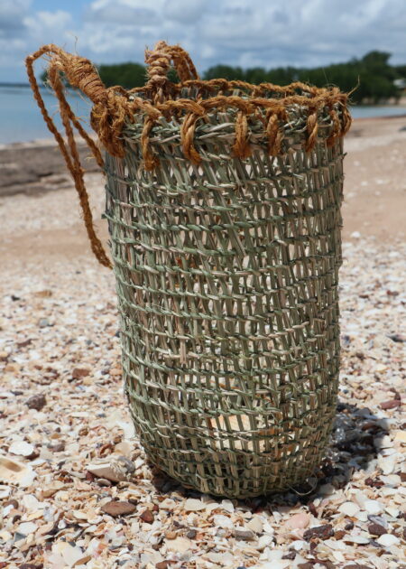 Lily Roy <br><I>Gunga bathi (pandanus basket)</I>