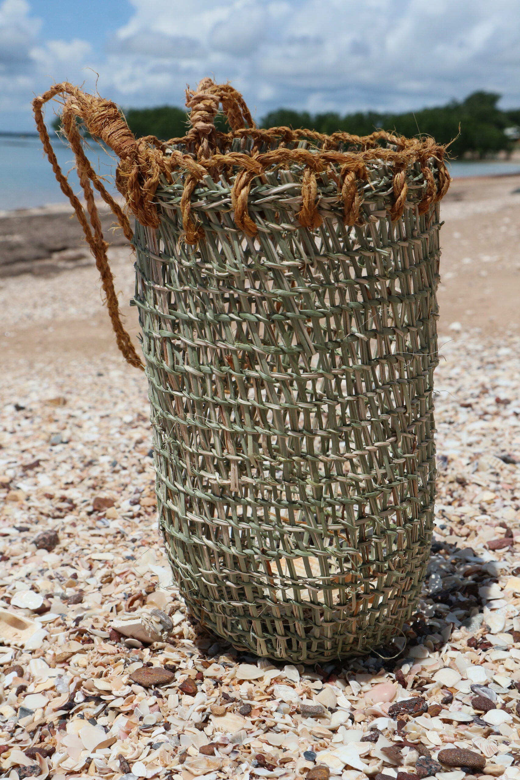 Lily Roy <br><I>Gunga bathi (pandanus basket)</I>