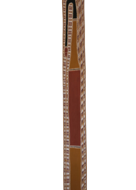 Jason Dhawulunbulun Dhamarandji<br><I>Matha Yambal Djawaḻ'ŋur, Djambarrpuyŋu Witiij - Djambarrpuyŋ Python Matha Yambal at Djawaḻ (snake)</I>