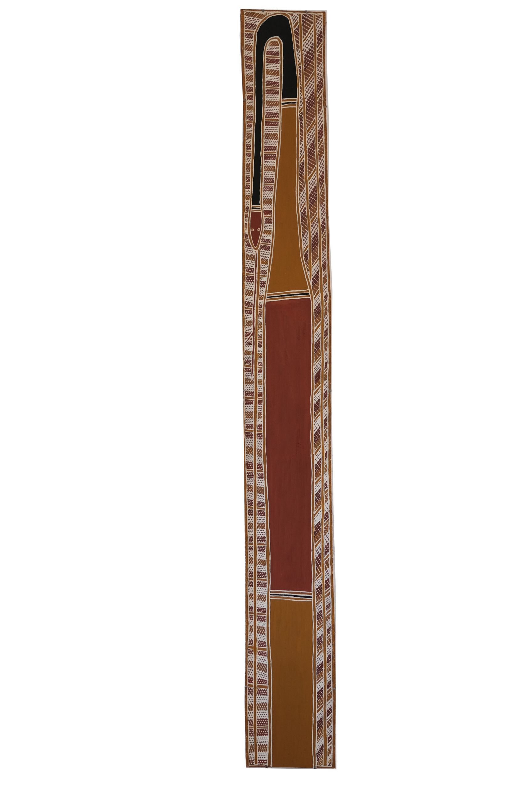 Jason Dhawulunbulun Dhamarandji<br><I>Matha Yambal Djawaḻ'ŋur, Djambarrpuyŋu Witiij - Djambarrpuyŋ Python Matha Yambal at Djawaḻ (snake)</I>