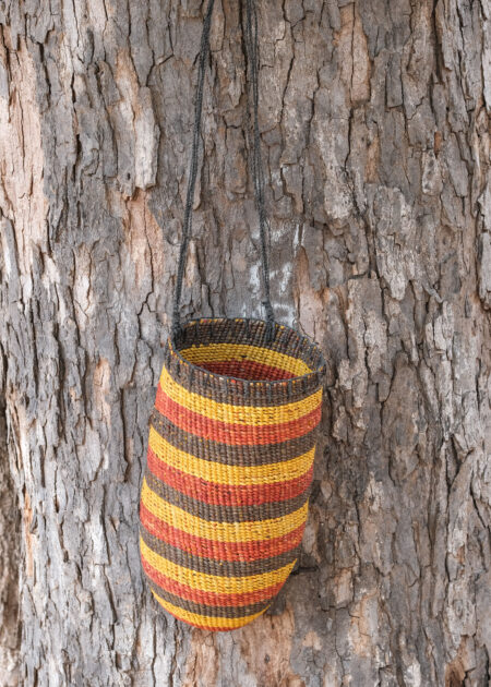 Helen Ganaimirriwuy<br><I>Miṉḏirr (conical basket)</I>