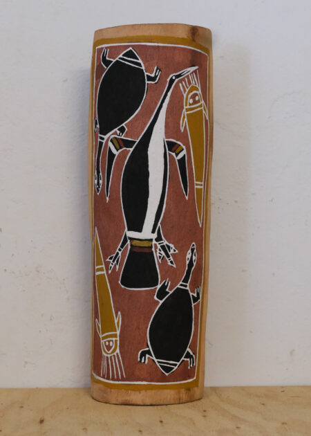Joe Dhamanydji <br><I>Burala, Nyaŋura ga Manburi (Diving bird, long-neck turtle and catfish)</I>