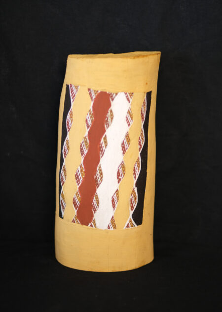 Darryl Yatjany<br> <I>Latjin - Wolbukarra miny'tji (Mangrove worm - Wolbukarra clan design)</I>
