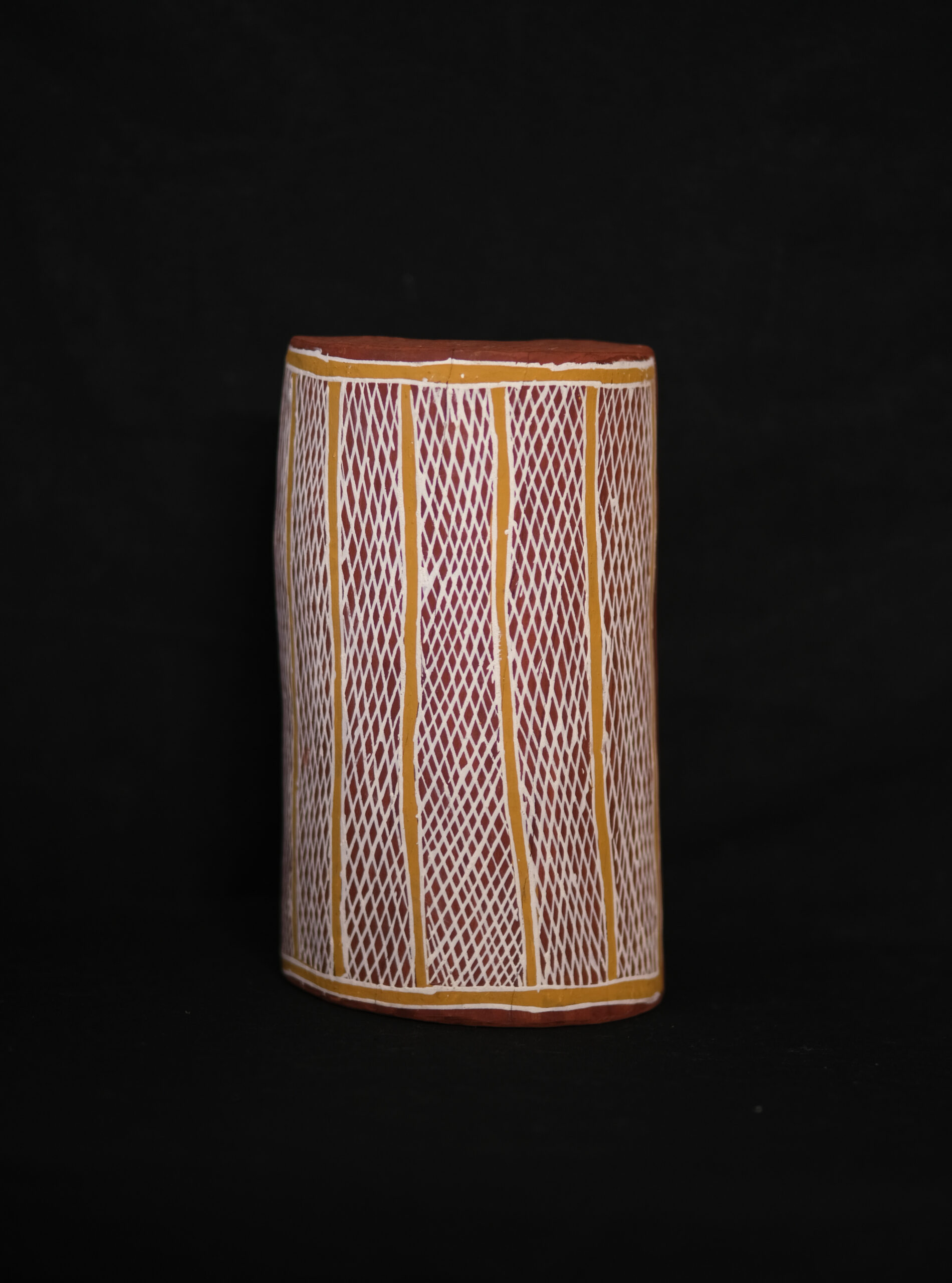Darryl Yatjany <br><I>Raŋ (White Caps) - Lines of white rärrk</I>