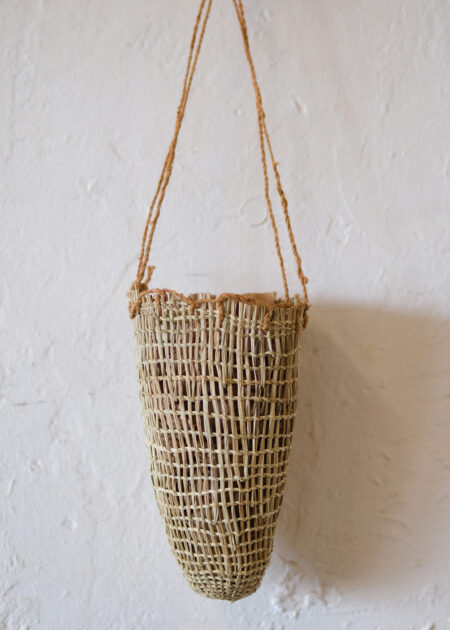 Vicky Dhulumbungu<br><I>Miṉḏirr (conical basket)</I>