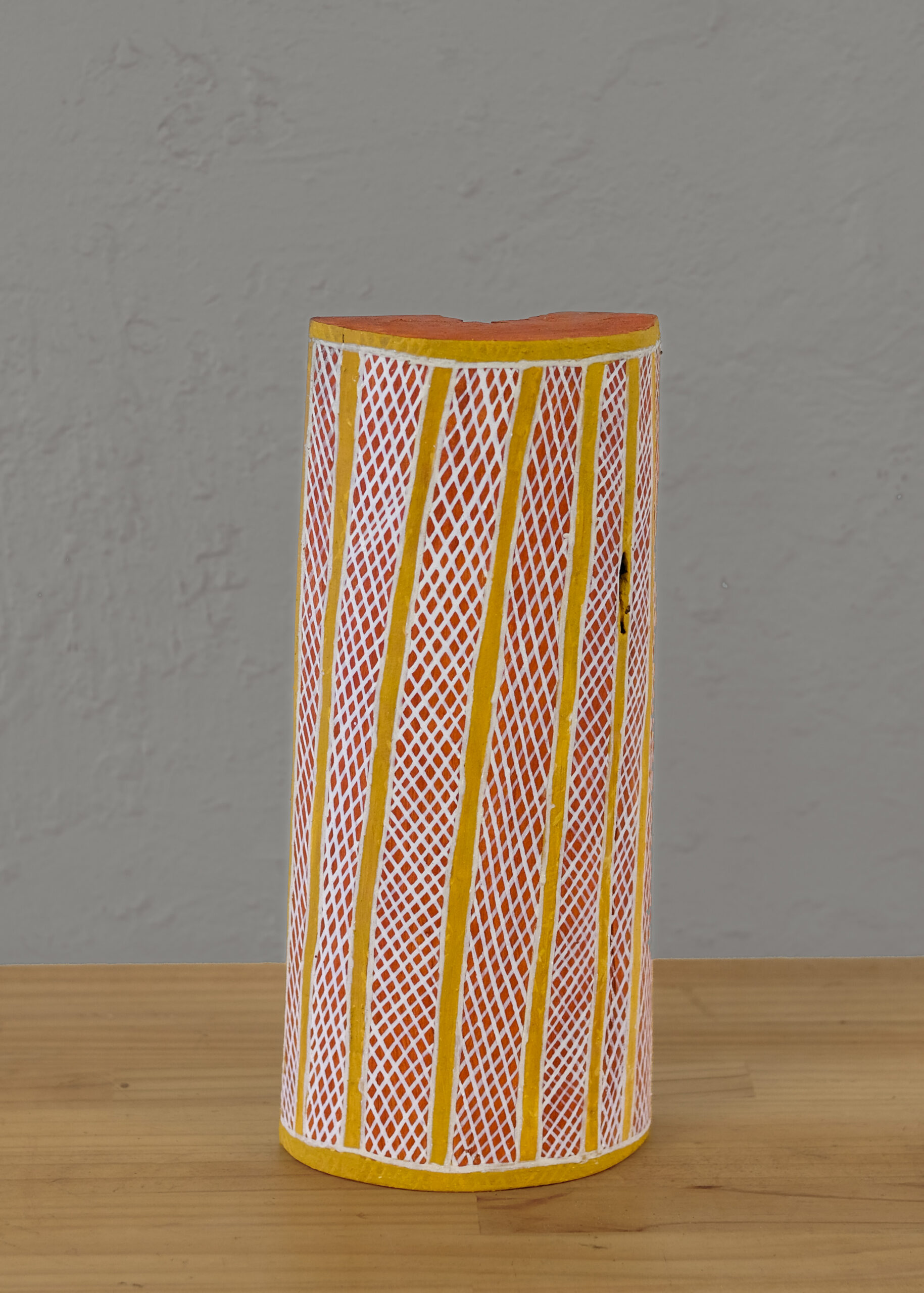 Darryl Yatjany <br><I>Raŋ (White Caps) - Lines of white rärrk</I>