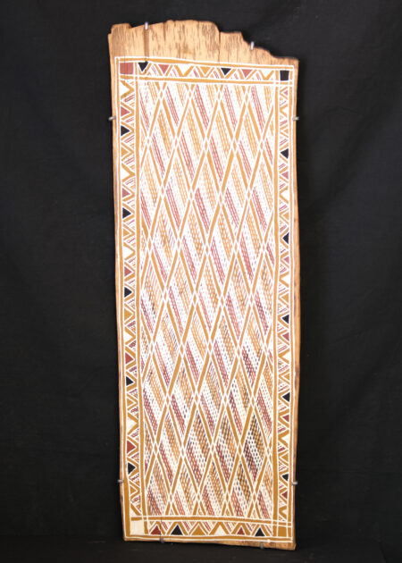 Joe Dhamanydji<br><I>Wuymirri ga Guku (Whale and Native Bee) - Gupapuyŋu, Warramiri, diamond, triangle</I>